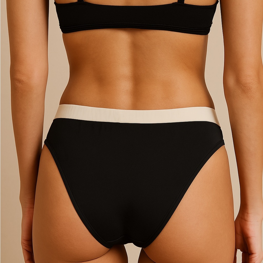 NWT  Solid & Striped swimsuit high waisted bottom XL - Picture 4 of 4